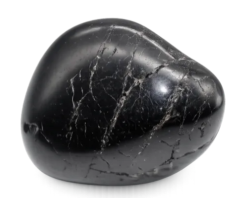 Polished crystal sphere catching warm light